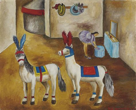 María Izquierdo (Mexican 1902-1955) , Los caballitos pony en su ...