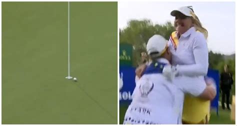 WATCH: Emily Pederson goes bonkers (!) after wild Solheim Cup ace ...