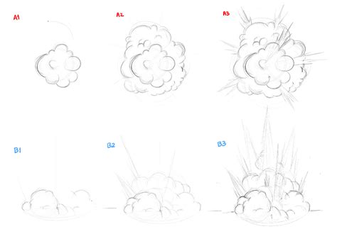 Explosion Drawing Tutorial - canvas-nexus