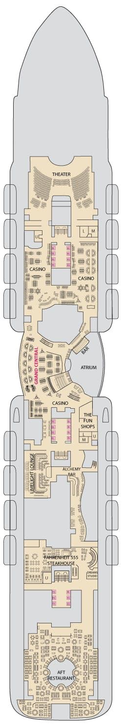 Carnival Jubilee deck plans - Cruiseline.com