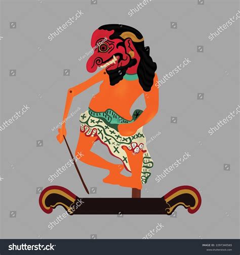 Illustration Design Wayang Characters Ramayana Story Stock Illustration ...