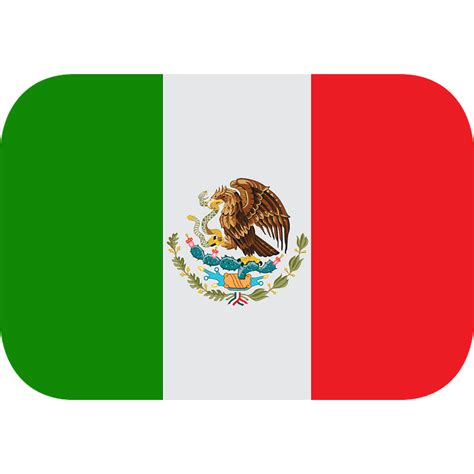 Mexico flag emoji clipart. Free download transparent .PNG | Creazilla