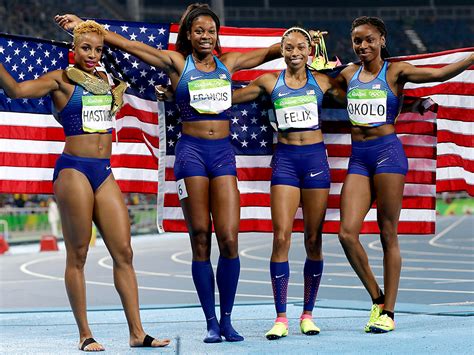 Rio Olympics: US Women Win Sixth Straight Gold in 4x400-Meter Relay ...