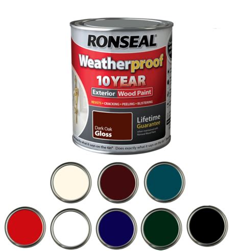 Ronseal Paint Colour Chart