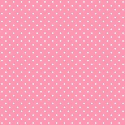 Pink Polka Dots Fabric, Wallpaper and Home Decor | Spoonflower