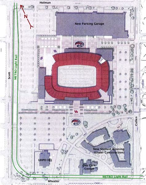 Mean Green Cougar Red: An early look at the new UH football stadium