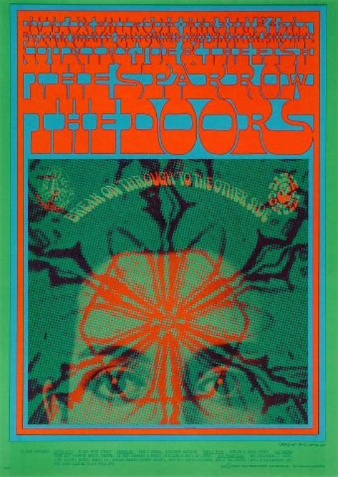 The Doors Vintage Concert Poster from Avalon Ballroom, Mar 3, 1967 at Wolfgang's