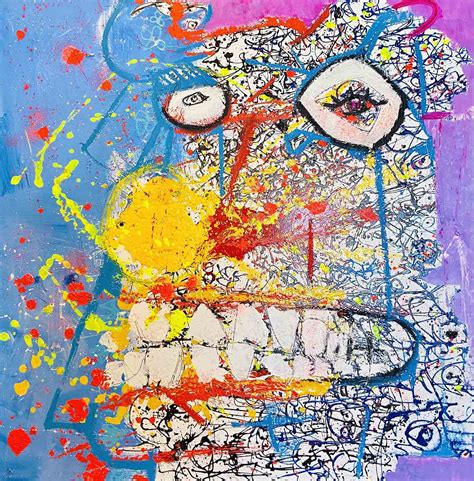 Mixed Emotions - JF Wet Ink - Joey Feldman - Custom Fine Art