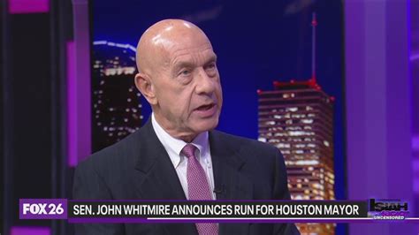 Sen. John Whitmire announces run for Houston Mayor - YouTube