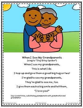 Grandparents Day Songs, Rhymes, and Activities, Pre-K, Kindergarten, 1st Grade | Grandparents ...