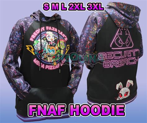 FNAF Security Breach Hoodies S-3XL - Etsy