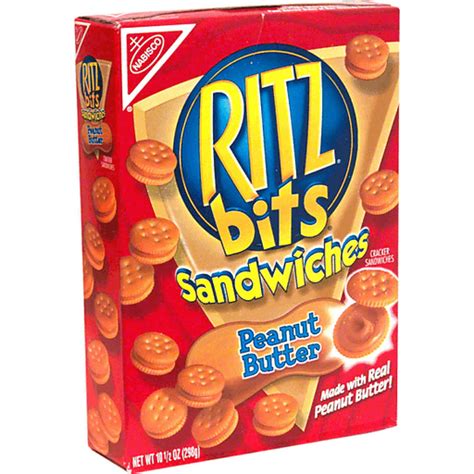 Ritz Bits Cracker Sandwiches, Peanut Butter | Crackers | Foodtown