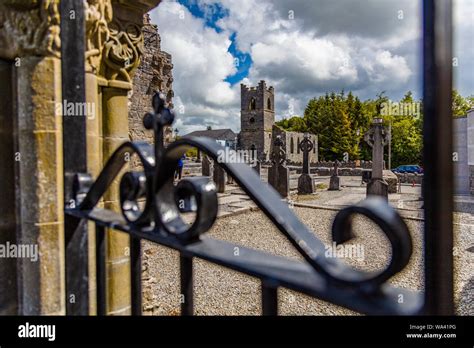 Ruins of the Cong Abbey also known as the Royal Abbey of Cong, in ...