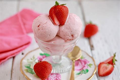 Homemade Strawberry Ice Cream Recipe - Gemma's Bigger Bolder Baking