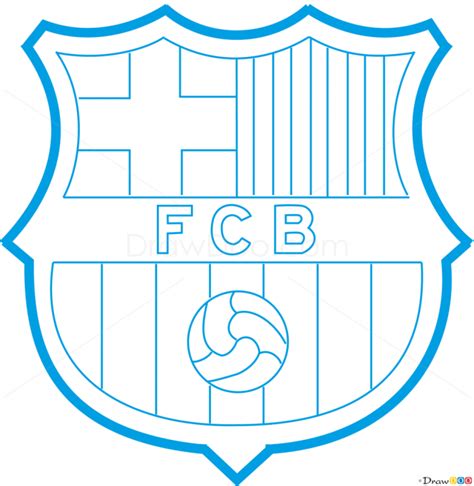 How to Draw Barcelona, Football Logos Free Printable Coloring Pages, Coloring Sheets, Coloring ...