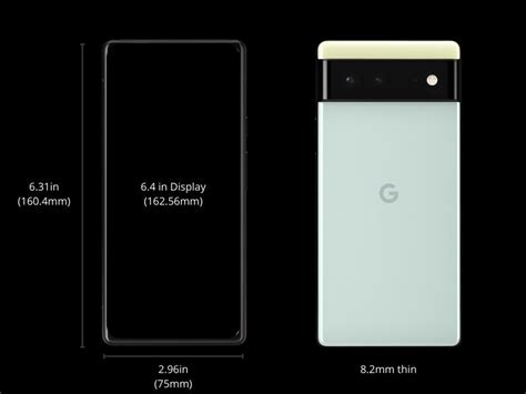 Google Pixel 6 Specs sheet - Pixel Unboxed