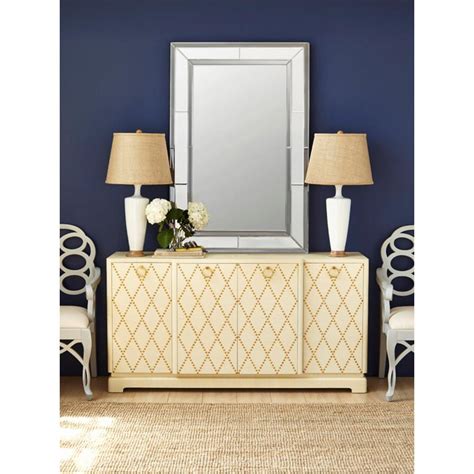 Bungalow 5 William Modern Classic Silver Frame Wall Mirror | Kathy Kuo Home