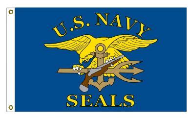 US Navy Seal Flag 3x5