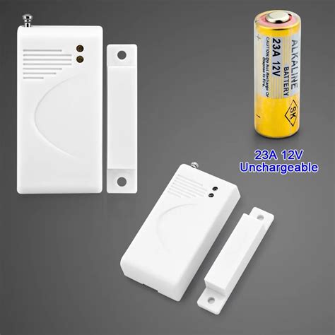 433MHz Wireless Door Window Sensor for GSM SMS Home Alarm System Security DIY Comply with SACAM ...