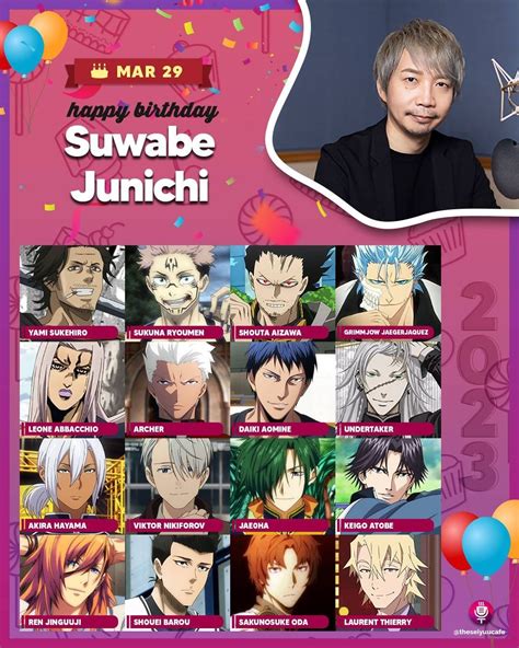 Happy 51st birthday to Junichi Suwabe who voices as Grimmjow ...