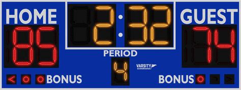 2236 Basketball/Multisport Scoreboard - Varsity Scoreboards