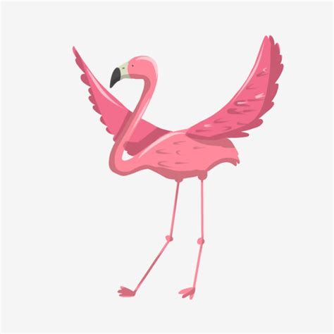 Pink Flamingo White Transparent, Winged Pink Flamingo Illustration, Flamingo Clipart, Spread ...