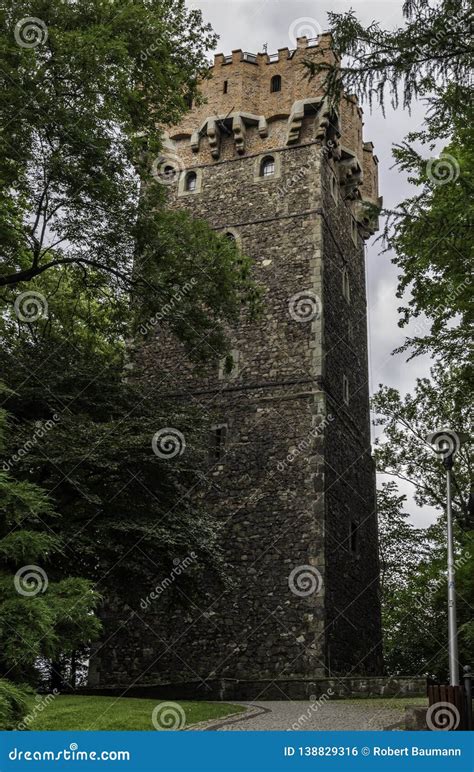 Piast Tower - Remaining of the Cieszyn Castle in Poland Stock Photo ...