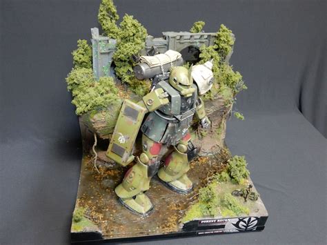 GUNDAM GUY: Forest Recon Diorama Build - GBWC Australia Entry Build ...