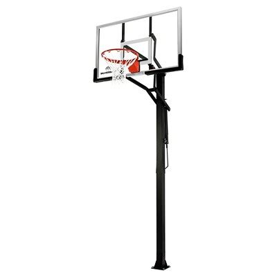 Silverback B5401w In-ground 54" Glass Basketball Hoop System With ...