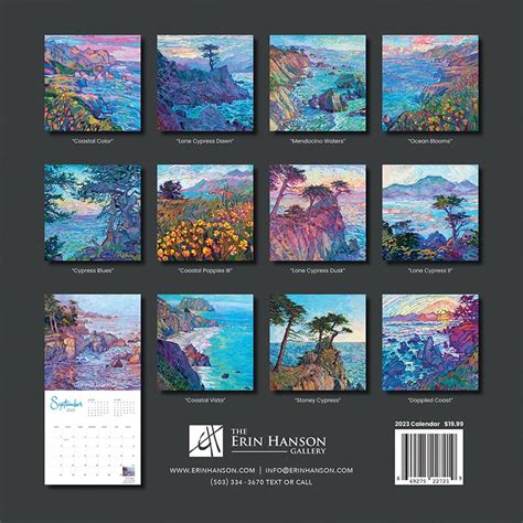 2023 Wall Calendar - California Coastline