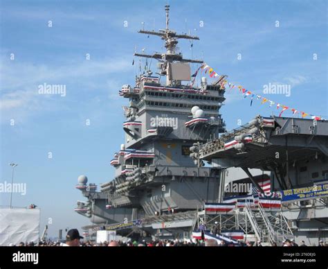 USS Enterprise CVN-65 on decommissioning day Stock Photo - Alamy