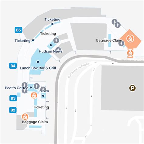 Burbank Airport Map: Guide to BUR's Terminals