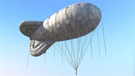 3D model WW2 Barrage Balloon 01 VR / AR / low-poly | CGTrader