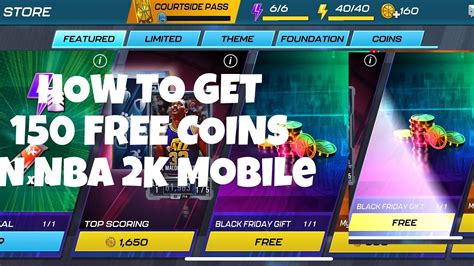 How to get 150 Free coins in NBA 2K Mobile for Black Friday l NBA 2K ...