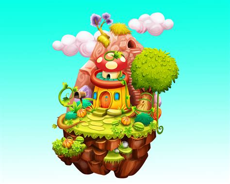 game map island on Behance