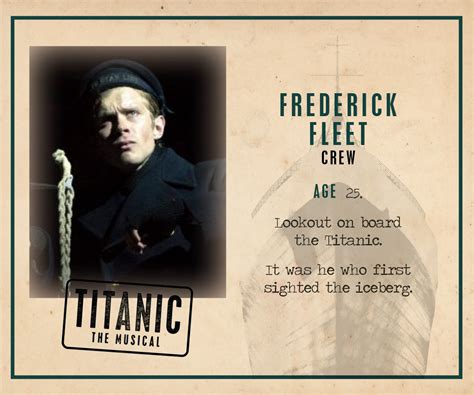 Movie Frederick Fleet Titanic