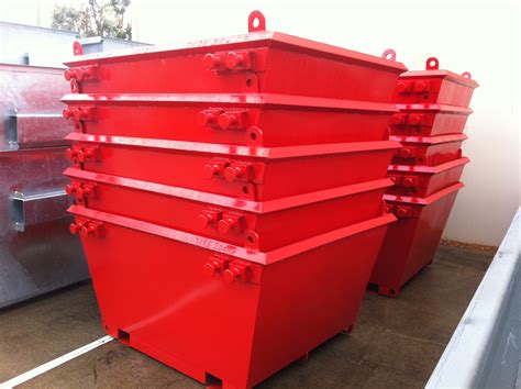 3m3 Skip Bins - with Forklift Tunnels - Skip Factory