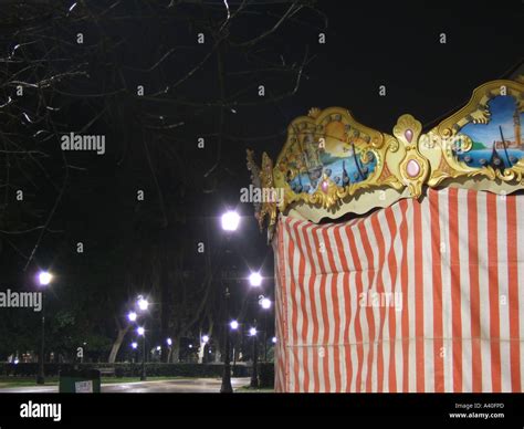 fair ground at night Stock Photo - Alamy