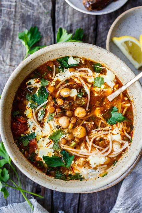 Moroccan Lentil and Chickpea Soup (Harira) | Feasting At Home