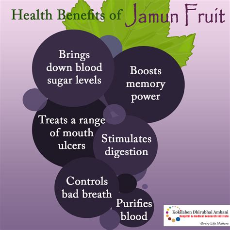 Health benefits of Jamun fruit - Health Tips from Kokilaben Hospital