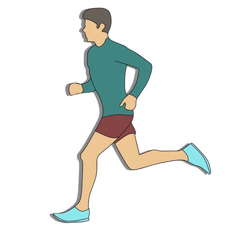 Vector Image of Man Running - High Quality Free Stock Images