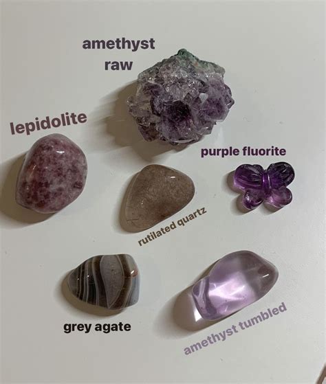 Crystal Aesthetic, Purple Aesthetic, Crystals And Gemstones, Stones And Crystals, Crystal Names ...