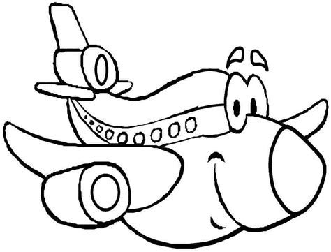 aeroplane cartoon colouring - Clip Art Library