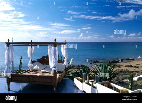 Beach Club La Ola in Puerto del Carmen, Lanzarote, Canary Islands, Spain, Europe Stock Photo - Alamy