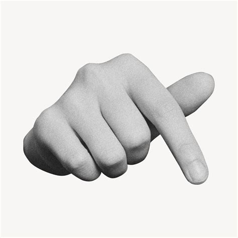 Finger pointing down, hand gesture | Premium Photo - rawpixel