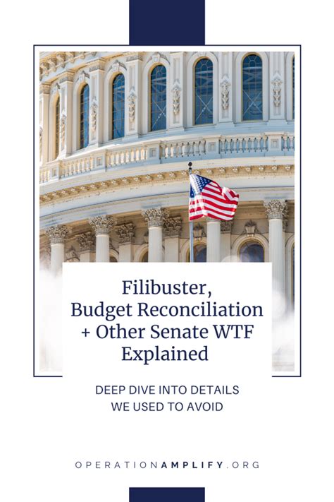 Filibuster, budget reconciliation + other Senate WTF explained ...