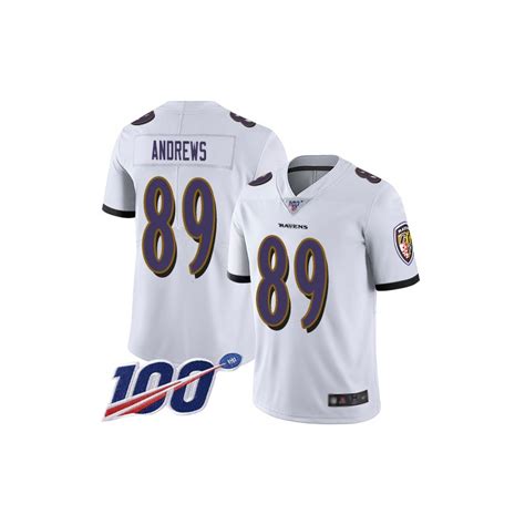 Limited Men's Mark Andrews White Road Jersey - #89 Football Baltimore ...