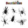 Insects Drawing Clip Art Set – Daily Art Hub // Graphics, Alphabets & SVG