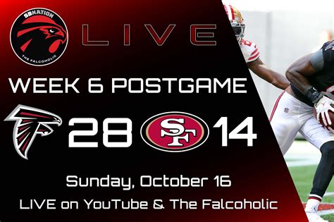 Falcons vs 49ers Week 6 Postgame Show: The Falcoholic Live - The Falcoholic