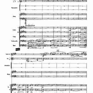 Griffes, Charles Tomlinson - Poem for Flute and Orchestra, A.93 - A4 Score